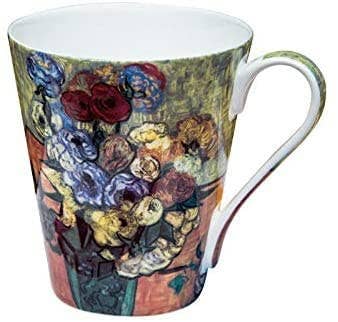Van Gogh Bone China Set of 5 Large Mugs for Coffee and Tea