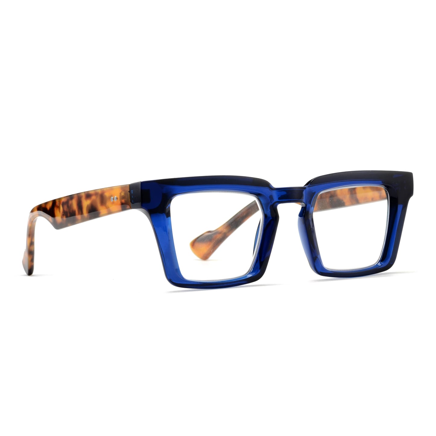 BLAKE | Navy Blue | Tortoise |  Blue Light:
