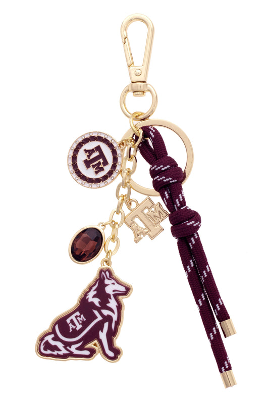 Texas A&M Aggies Cluster Bag Charm