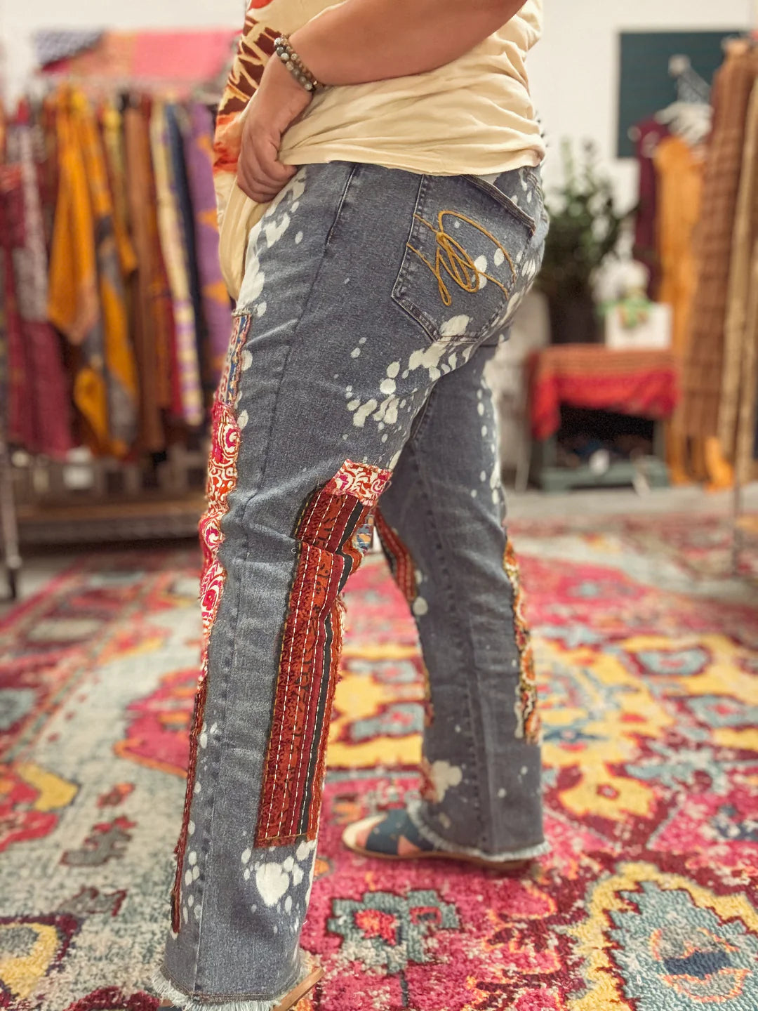 Kantha Sunrise Jeans Large/X-Large