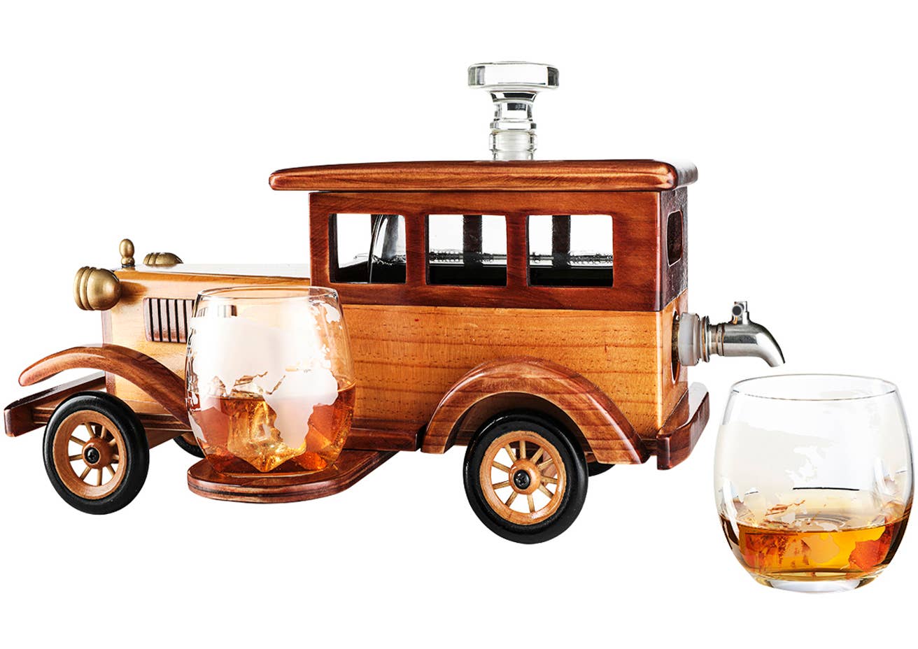 Old Fashioned Car Whiskey Decanter