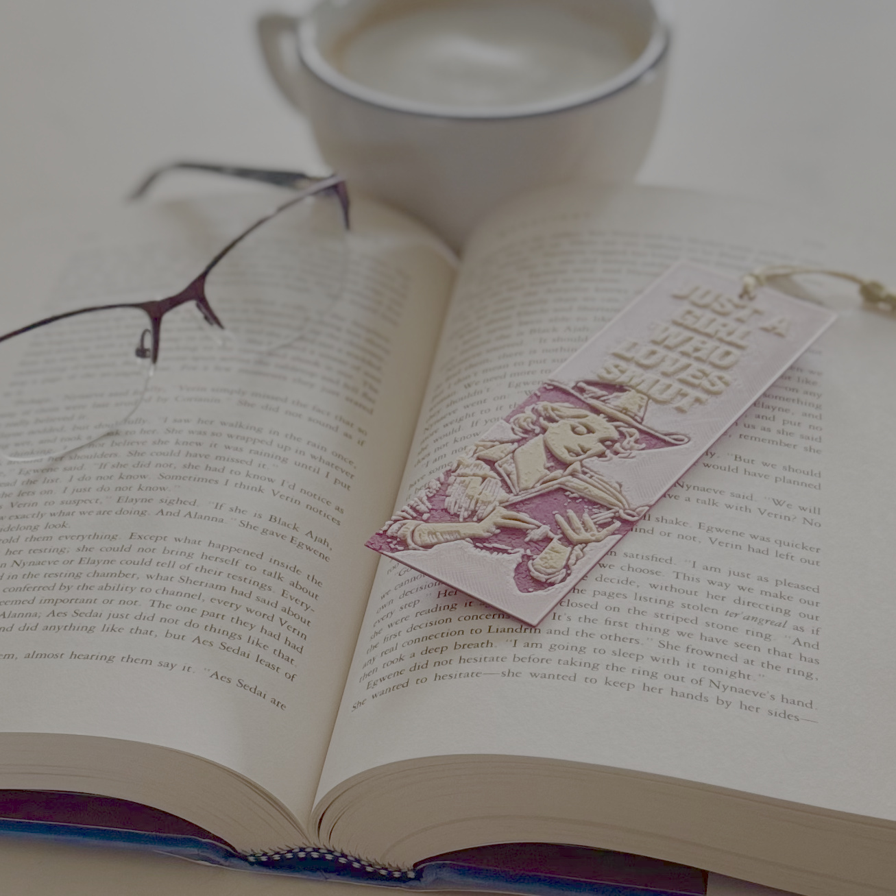 Just a Girl Who Loves Smut 3D Bookmark