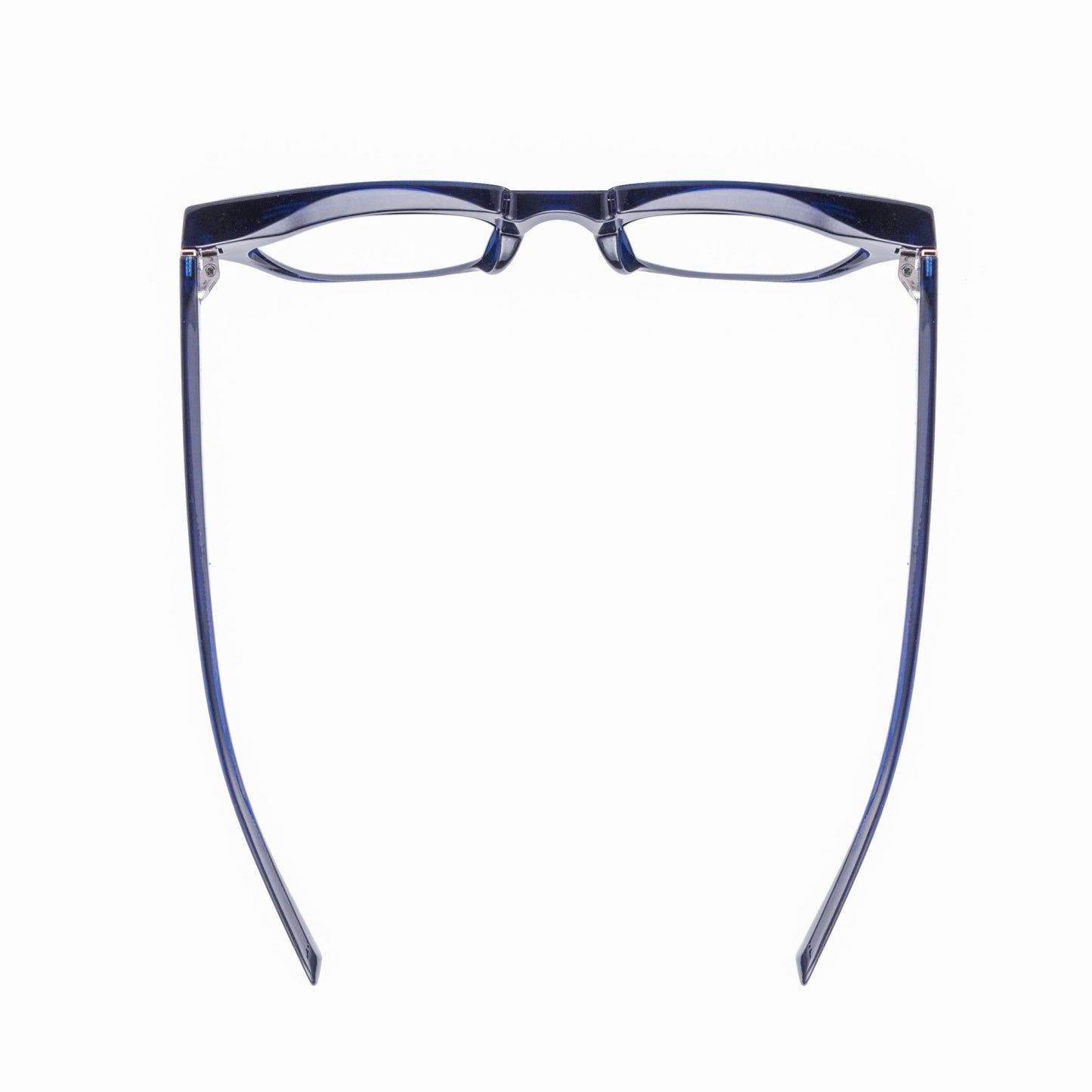 DREW | TRANSPARENT NAVY BLUE | Progressive Blue Light