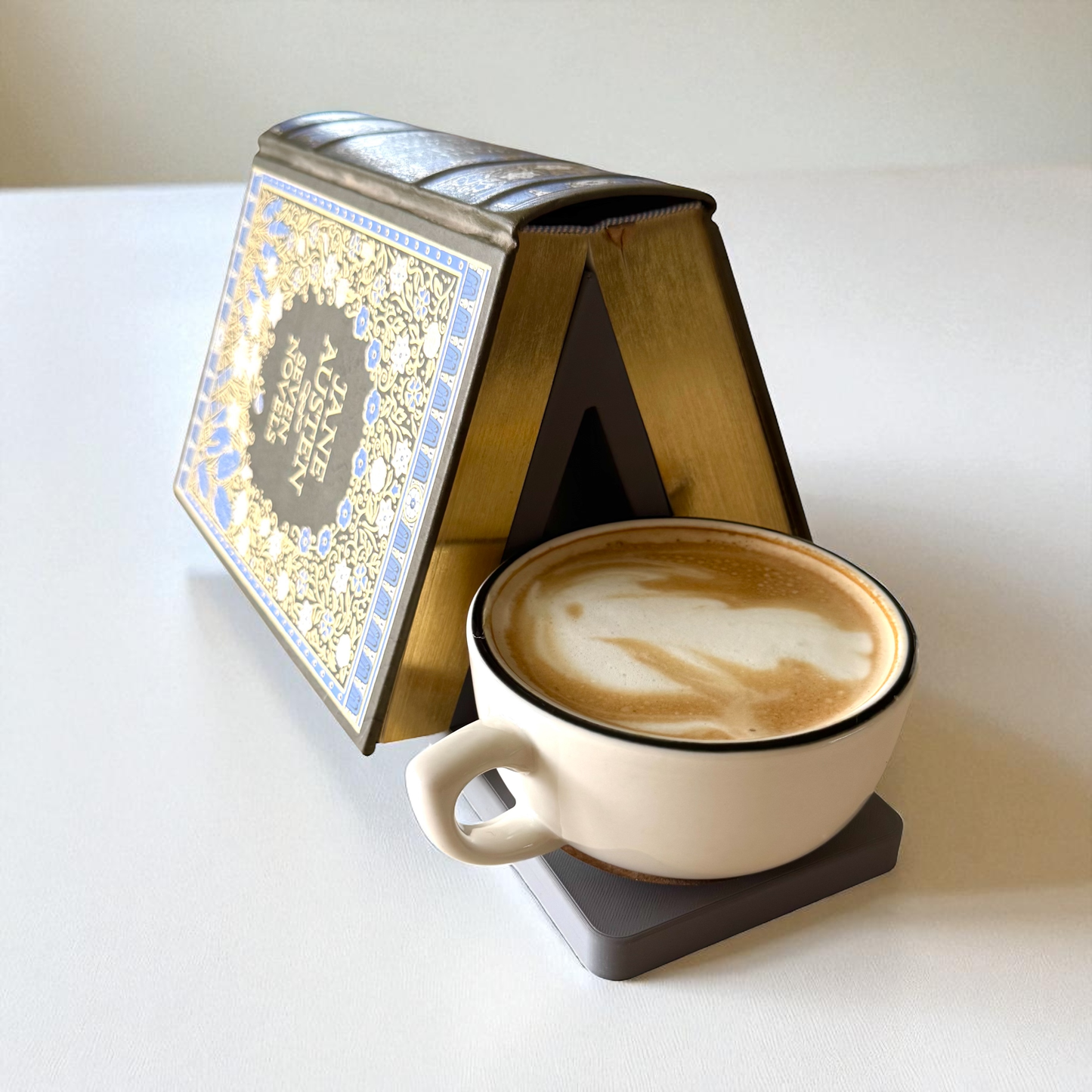 Book Stand Place Holder with Coaster