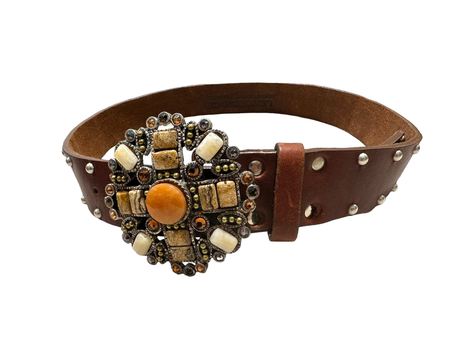 Brown Studded Belt