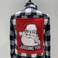 Vintage Repurposed Santa Flannel