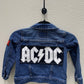 Vintage Repurposed AC/DC Toddler Jacket