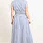 Sleeveless Striped Maxi dress