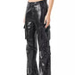 Sequined Cargo Pants