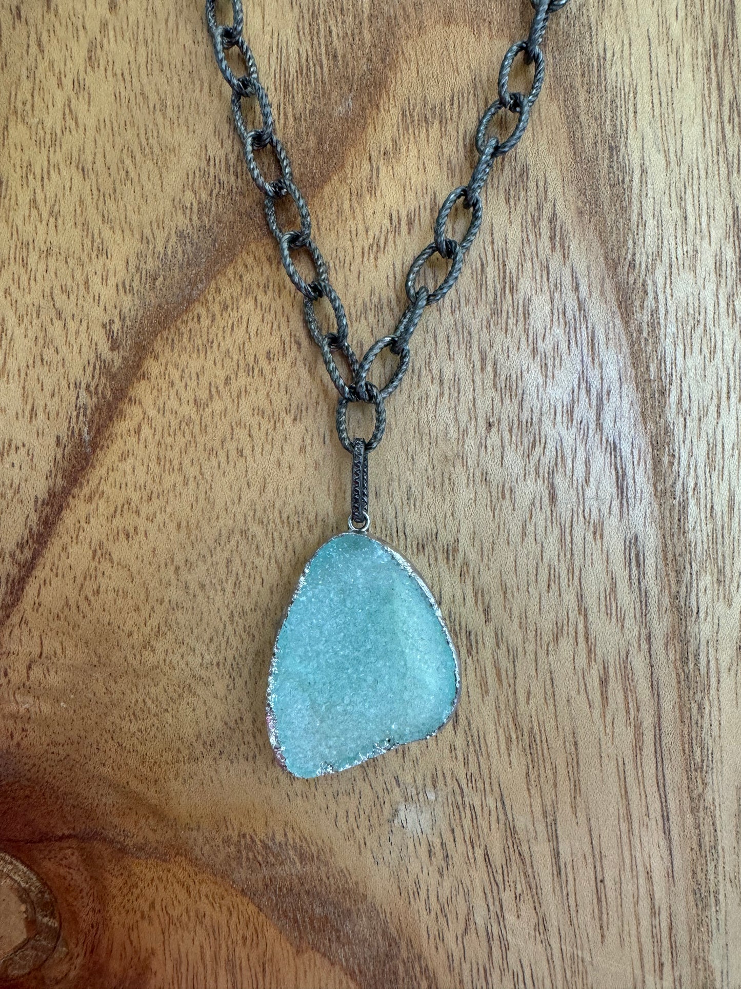 OOAK Druzy Necklace