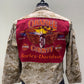 Vintage Repurposed Harley Davidson Military Jacket