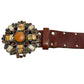 Brown Studded Belt