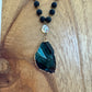 OOAK Blue Agate Necklace