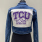 Vintage Repurposed TCU Jacket