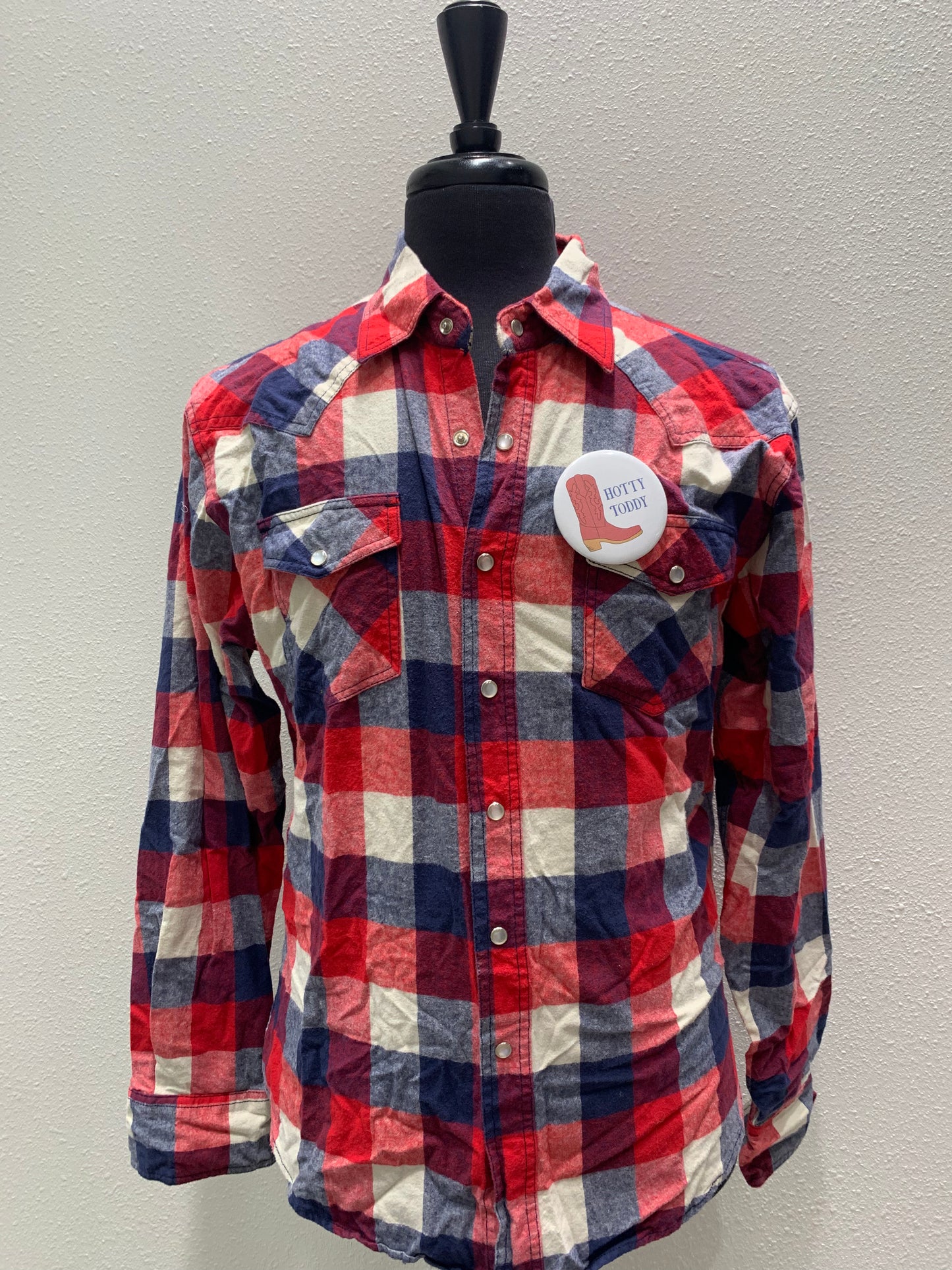 Vintage Repurposed Ole Miss Flannel