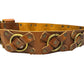 Brown Leather Crossed Belt