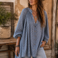 Jaded Gypsy Sweet Nothings Top - Navy Dot