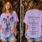 Jaded Gypsy Worn and Weathered Tee Moon Dust OS