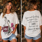 Jaded Gypsy Worn and Weathered Tee Love Rule OS
