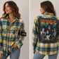 Vintage Repurposed KISS Flannel