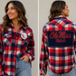 Vintage Repurposed Ole Miss Flannel