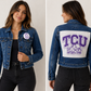 Vintage Repurposed TCU Jacket
