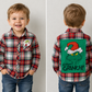 Vintage Repurposed Grinch Flannel