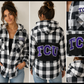Vintage Repurposed TCU Jacket