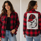 Vintage Repurposed Georgia Bulldogs Flannel