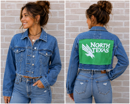 North Texas Vintage Repurposed Jean Jacket