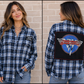 Van Halen Vintage Repurposed Flannel