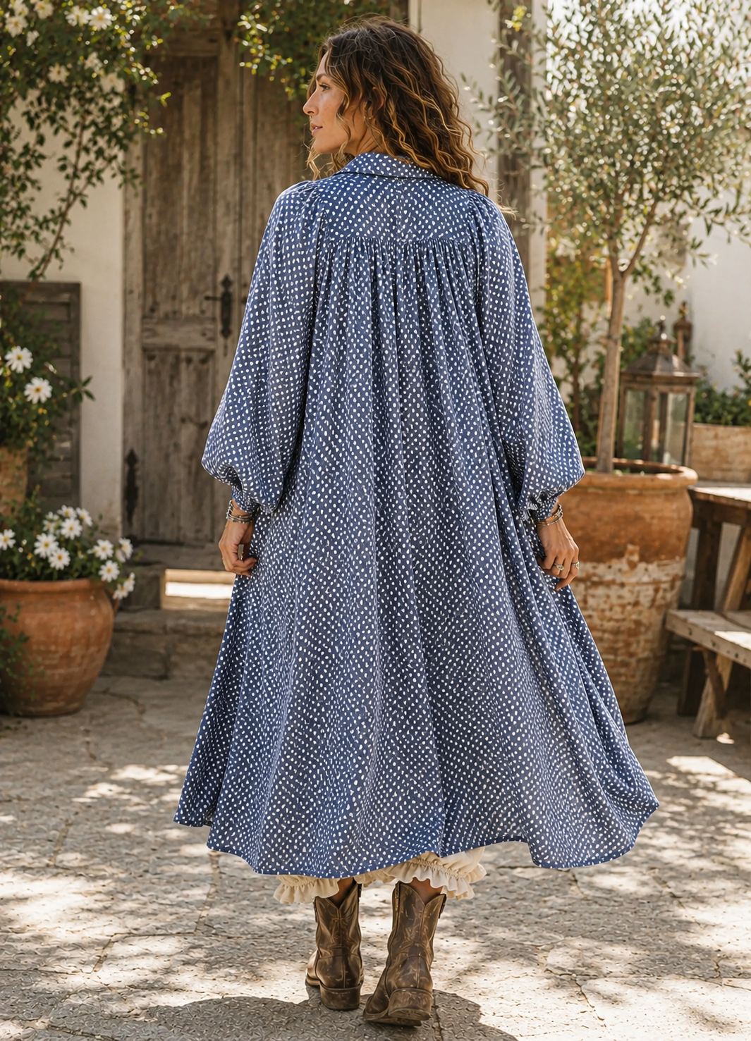 Jaded Gypsy Sweet Nothings Dress Navy Dot