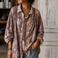 Magnolia Pearl Block Print Tora Shirt 1123 OOAK