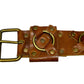 Brown Leather Crossed Belt