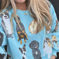 Queen of Sparkles All over Dog Sweatshirt