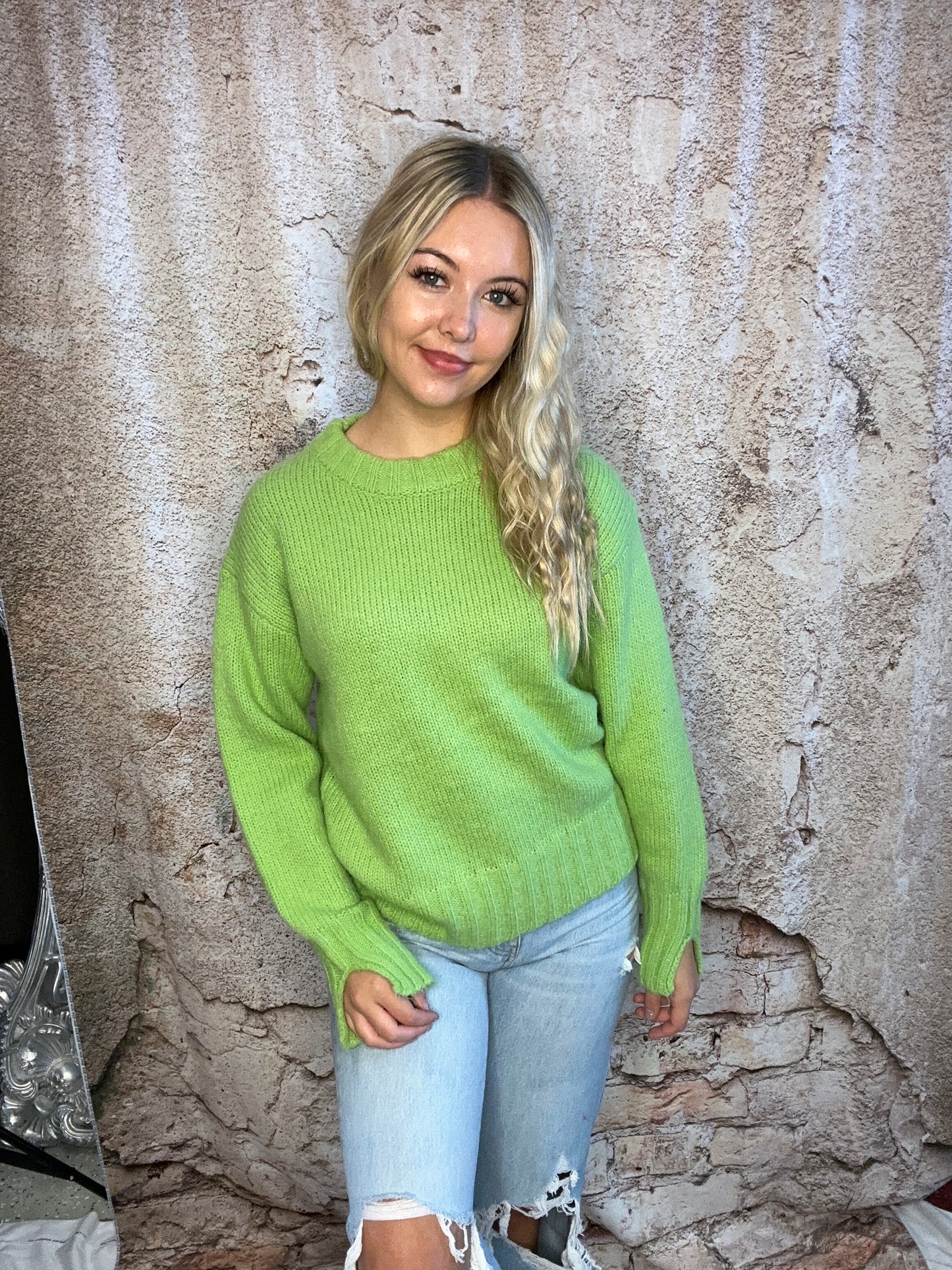 Knit Green Sweater