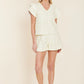 Vegan Leather Eyelet Shorts