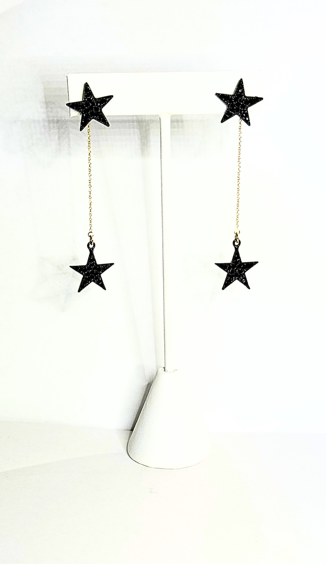 Double Star  Drop Earring