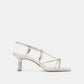 Dolce Vita Mylee Heels Silver Distressed Leather