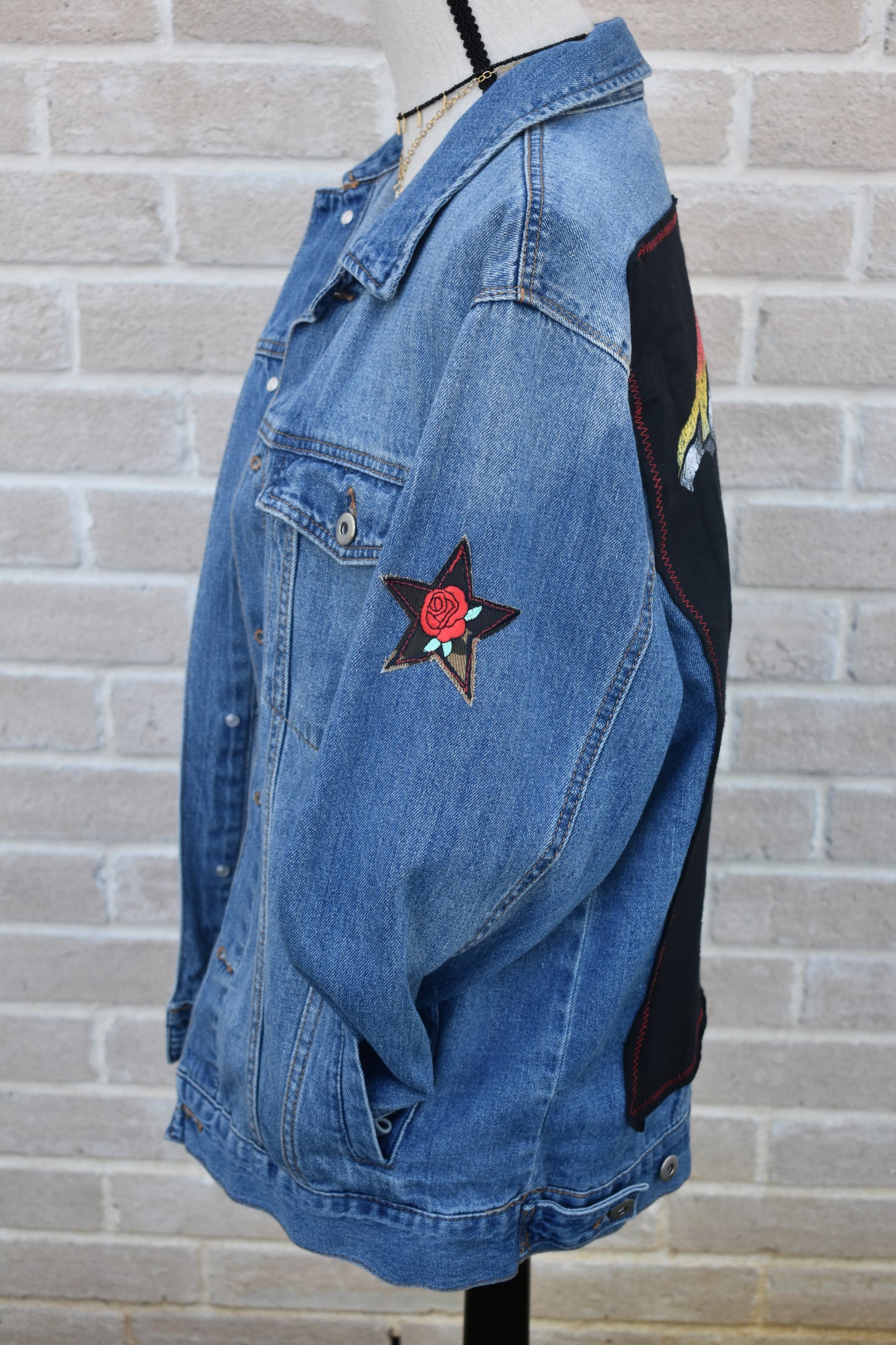 Poison Repurposed Jean Jacket