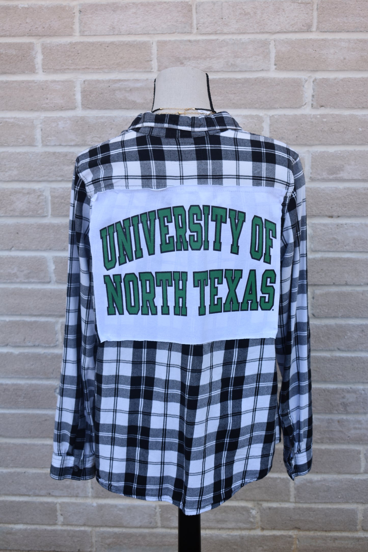 UNT Repurposed Vintage Flannel