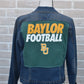 Baylor Football Repurposed Jean Jacket