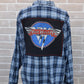 Van Halen Vintage Repurposed Flannel