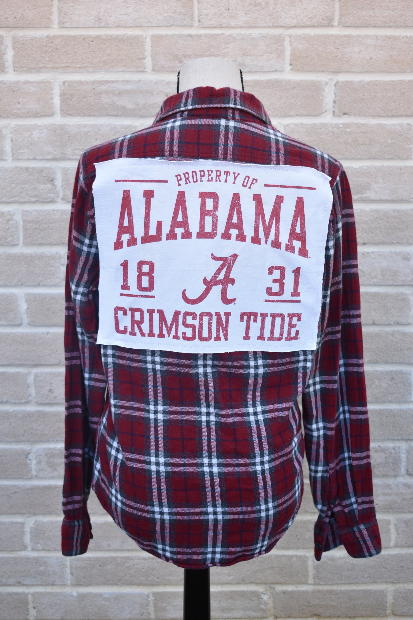 Alabama Vintage Repurposed Flannel