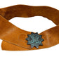 Brown Leather Statement Belt