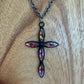 OOAK Hand Soldered Cross Necklace