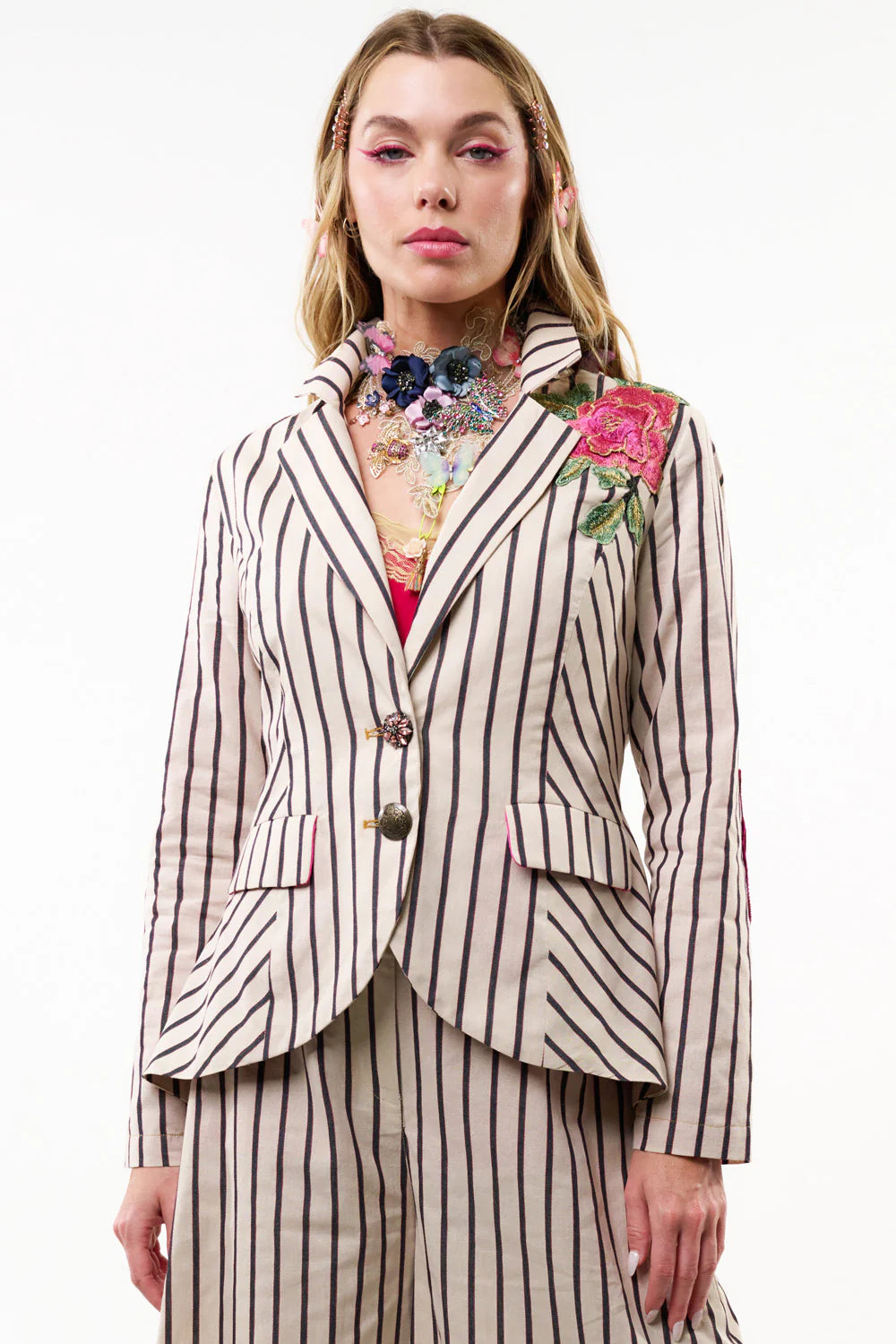 Aratta Derby Princess Stripe Blazer