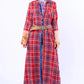 Aratta Anna Duster Red Plaid