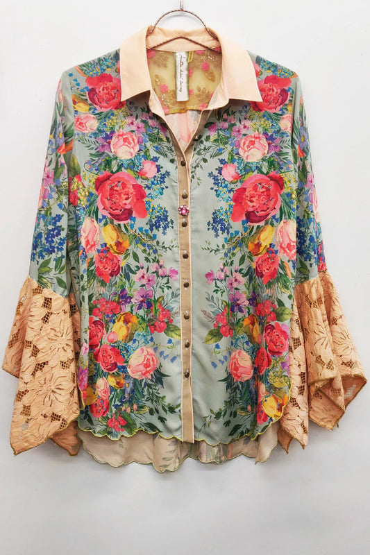 Roma Lace Touch Shirt