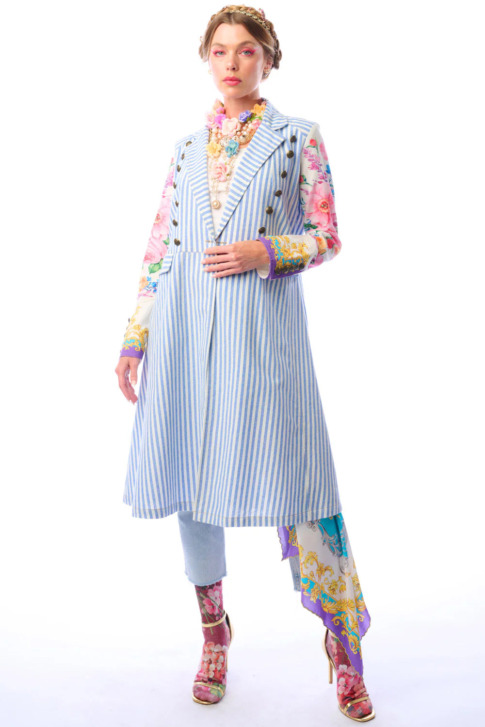 Aratta Sailor Coat Blue